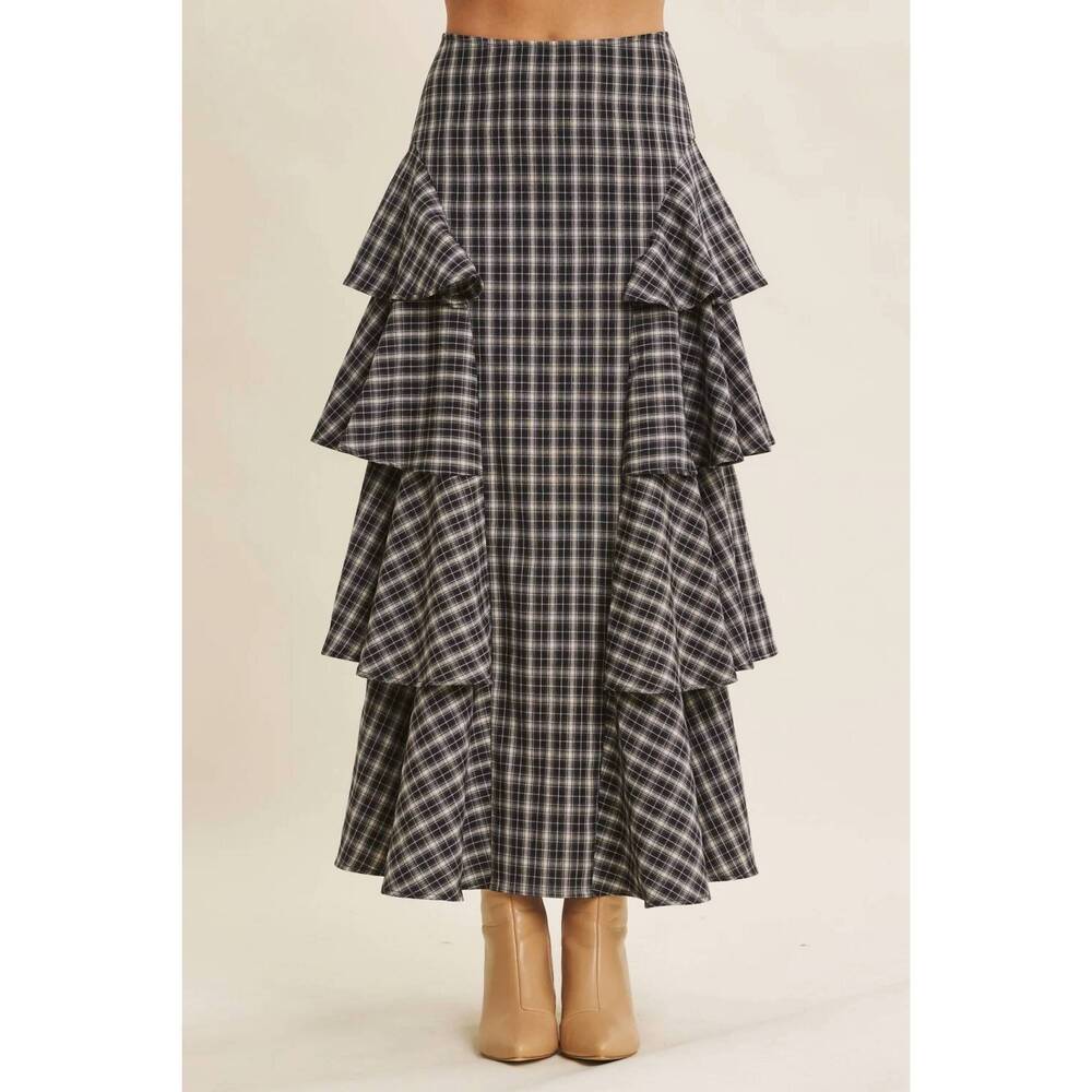 NEW IN FEBRUARY countryside maxi skirt in dark navy
